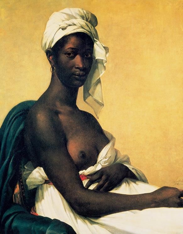 油画作品欣赏-黑人妇女像